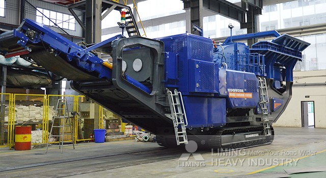 Adaptability of Tracked Crushing Plants to Complex Terrain